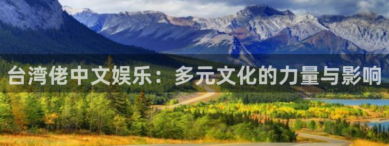 安信12平台：台湾佬中文娱乐：多元文化的力量与影响